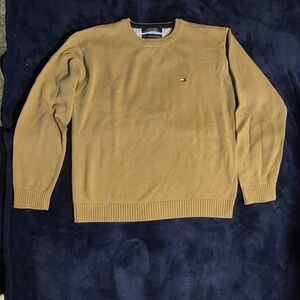 Tommy Hilfiger Men's Camel Crewneck Sweater
